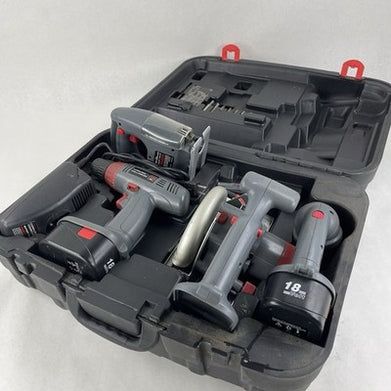 Unbranded 4 Piece Cordless Power Tool Kit 18V Tested