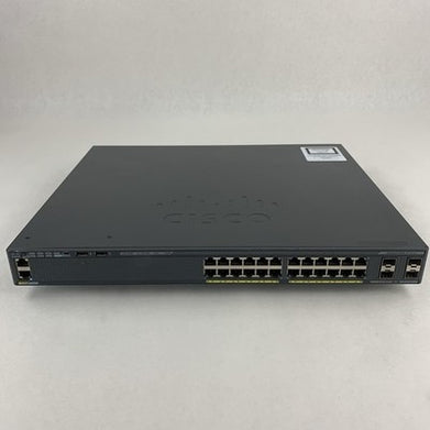 Cisco Catalyst 2960 WS-C2960X-24PS-L V02 24 Port Tested Reset No Stack