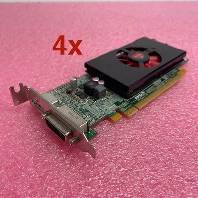 AMD Radeon HD 8570 1 GB DDR3 PCI Express Low Profile Video Card Lot of 4