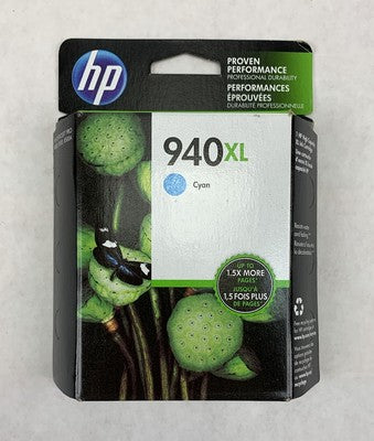 HP Officejet Pro 940XL C4907AN Cyan Ink Exp. June 2018 (Lot of 2)