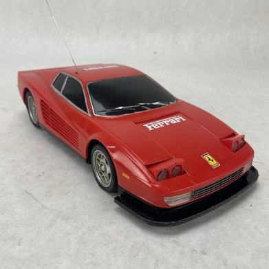 Vintage Nikko RC Car Ferrari Testarossa RC Tested/Working Flatspots on Wheels