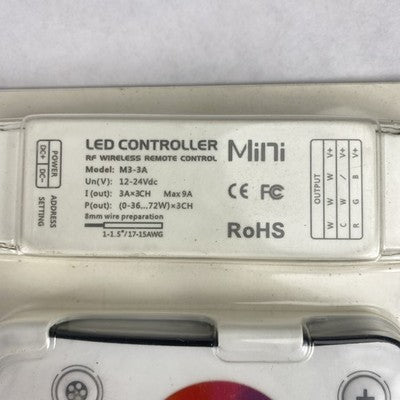 LedVon M3-3A Led Controller Mini with RF Remote RGB