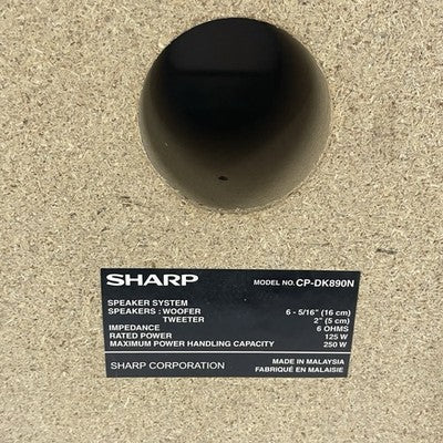 Sharp Speakers Woofer Tweeter CP-DK890N (CD-DK890N)