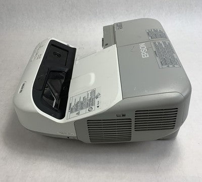 Epson H453A LCD Lamp Projector - No Remote Missing Port Cover 1545 Lamp Hours