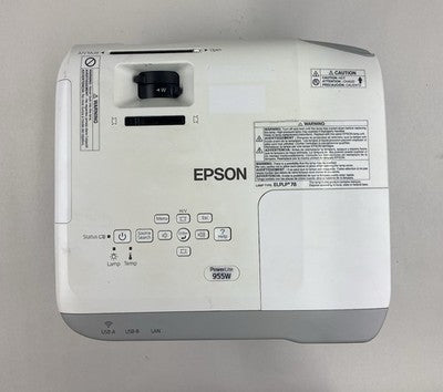 Epson PowerLite 955W 3LCD Projector 3000 ANSI HD 1080i H582A HDMI