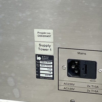Sartorius Stedium Biostat B-DCU Fermenter Bioreactor Supply Tower 8847843