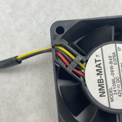 NMB-MAT 2410ML-09W-B49 Cooling Fan 42VDC 0.076A Untested Lot of 4