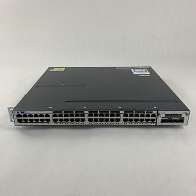 Cisco WS-C3750X-48T-E 48-Port Gigabit Ethernet Switch Tested w/ C3KX-SM-10G