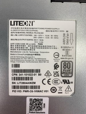 LiteOn PS-2102-S31 Switching power Supply