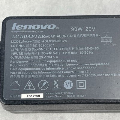 Lenovo Mixed Lot AC Adapter 90w 20v ADLX90NCC2A ADLX90NDC2A Square Tip Lot of 10