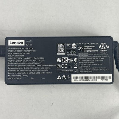 Lenovo 135W AC Adapter ADL135NCC2A OEM Charger Lot of 5