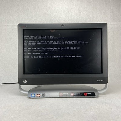 HP TouchSmart 320-1030 AIO AMD A4-3400 2.7GHz 8GB RAM No HDD No OS No AC