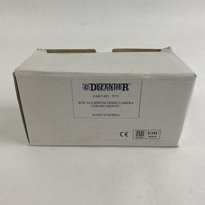 Defender 82-7575 B/W Aluminum Pinhole Dome Camera Ceiling Mount Untested