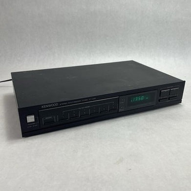 Kenwood KT-42B Stereo Synthesizer AM/FM Digital Preset Tuner RCA Black