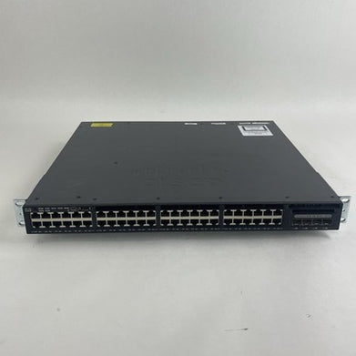 Cisco WS-C3650-48PS-S V01 Tested & Reset 2X PSU