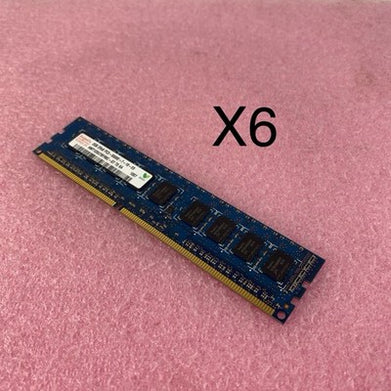 Hynix HMT125U7BFR8C-H9 PC3-10600E-9-10-E0 2GB 2Rx8 Desktop Memory Ram Lot of 6