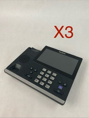 Yealink MP56 MS Teams Edition Desk Phone Reset Missing Handset and Stand lot 3x