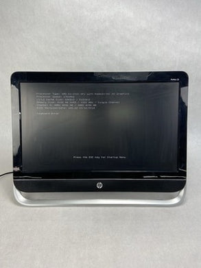 HP Pavilion 23 AIO AMD E2-2000 1.75GHz 8GB RAM No HDD No OS