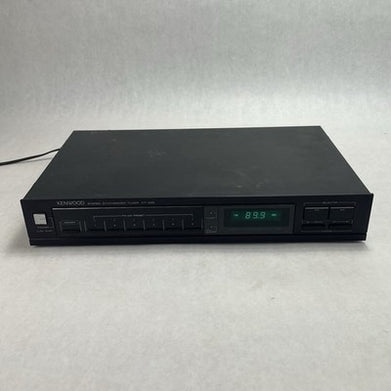 Kenwood KT-42B Stereo Synthesizer AM/FM Digital Preset Tuner RCA Black