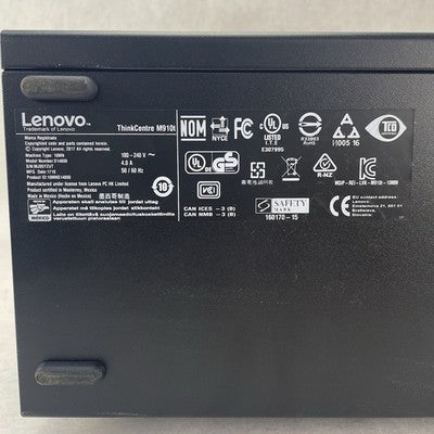 Lenovo ThinkCentre M910T DT i5-6500 3.20 GHz 16 GB RAM No SSD/OS