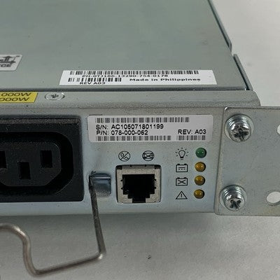 Dell 078-000-062 TJ166 1000W Standby Power Power Tested No Batteries