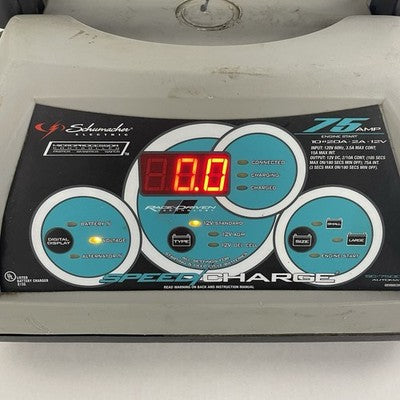 Schumacher SC-7500A SpeedCharger 75 Amp Engine Start 12V Power Tested