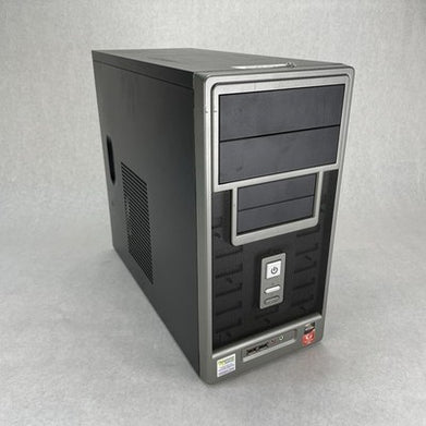 Vintage Retro Black Sleeper Build mATX Case Barebones 300w Power Supply