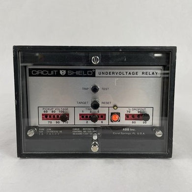 ABB Type 27n Circuit Shield Single Phase Undervoltage Relay - Untested Worn