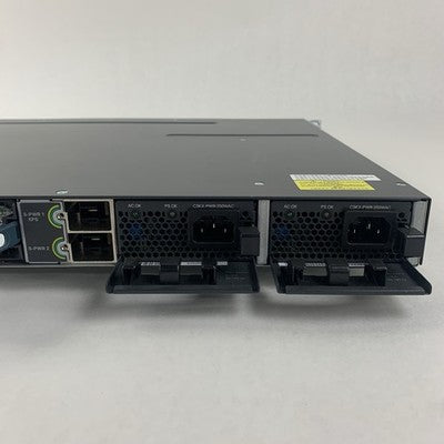 Cisco WS-C3750X-48T-E 48-Port Gigabit Ethernet Switch Tested w/ C3KX-SM-10G