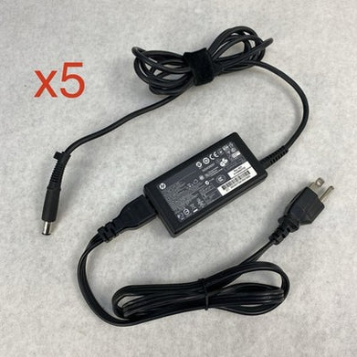 HP HSTNN-LA35 45W 19.5V 2.31A 7.4mm Barrel Tip Charger AC Adapter (Lot of 5)
