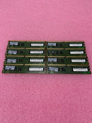 Samsung 1GB 1Rx8 PC2-6400U-666-12-ZZ M378T2863EHS-CF7 Lot of 8