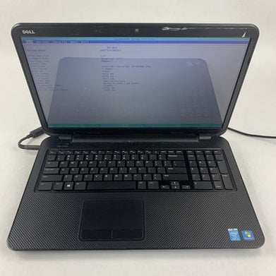Dell Inspiron 17-3737 17.3” Laptop i5-4200U 1.6 GHz 8 GB Ram No SSD/OS/AC