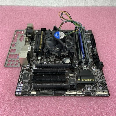 Gigabyte Z87M-D3H Motherboarad Intel Core i5-4670K 3.4GHz 12GB RAM w/IO Shield