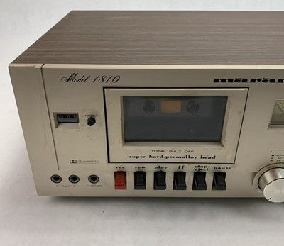 Marantz 1810 Stereo Cassette Deck - Parts or Repair Needs New Belts