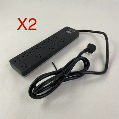 APC PH12 12 Outlet Surge Protected Power Strip - Lot of 2