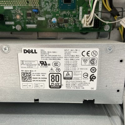 Dell Inspiron 3668 DT Intel Core i3-7100 3.9GHz 8GB RAM No HDD No OS