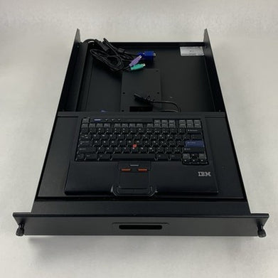 IBM 1723-2UX 2U 15" IBM SK-8840 KVM Console No Monitor W/ Rails Tested