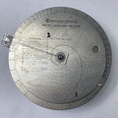 Damon/IEC Division 2201 Micro-Capillary Reader