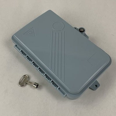 Bud Industries FBR-11606 Fiber-Optic Distribution Box Box Opened 7"x4"