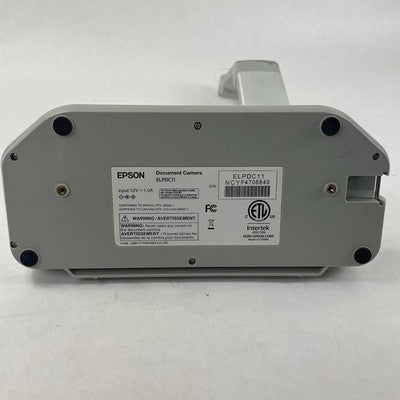 Epson ELPDC11 Document Camera No Cords No Remote