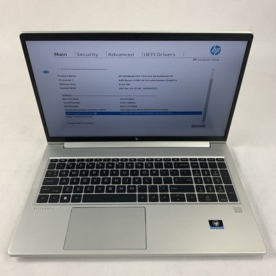 HP EliteBook 655 G9 15.6" AMD Ryzen 5 Pro 5675U 2.3GHz 8GB RAM No SSD/OS/AC Dent