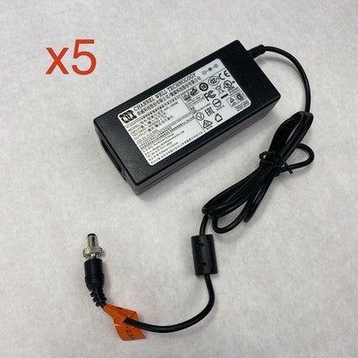 Channel Well Technology KPL-060M 60W 24V 5.5mm OD 2.5mm ID AC Adapter (Lot of 5)