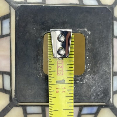 Vintage Tiffany Style Stained Glass Light Shades Pyramid Square