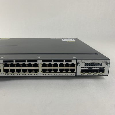 Cisco WS-C3750X-48T-E 48-Port Gigabit Ethernet Switch Tested w/ C3KX-SM-10G
