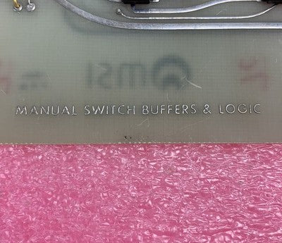 MSI Vintage 1975 Manual Switch Buffers & Logic 24866 Micromedic Card