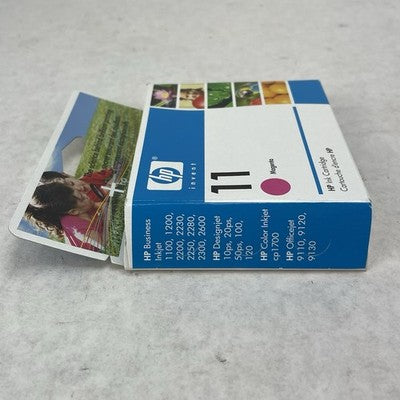 C4837AN Hp 11 Ink Cartridge Magenta 1100 1200 Sealed Expired Box Lot of 3