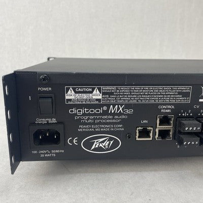 Peavey Digitool MX32 Programmable Digital Audio Multi Processor For Parts