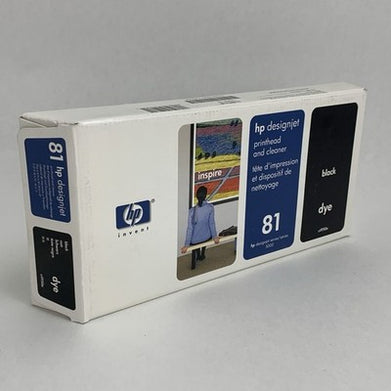 HP C4950A 81 Black Printhead Cleaner Designjet 5000 5500 New  OEM Box Sealed 08