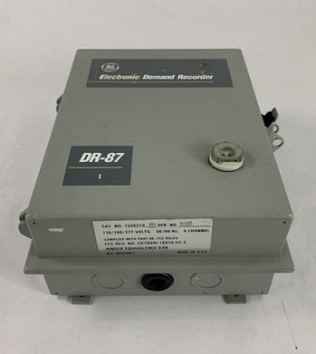 General Electric DR-87 1 4 Channel Electronic Demand Recorder