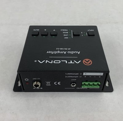 Atlona AT-PA100-G2 Audio Amplifier - No Power Supply